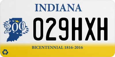 IN license plate 029HXH