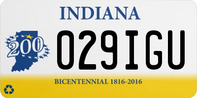 IN license plate 029IGU