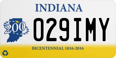 IN license plate 029IMY