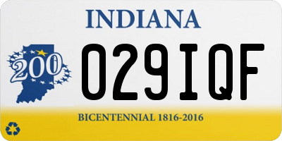 IN license plate 029IQF