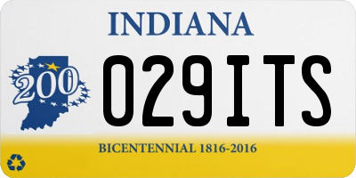 IN license plate 029ITS
