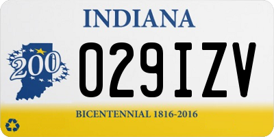 IN license plate 029IZV