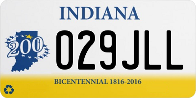 IN license plate 029JLL