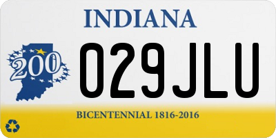 IN license plate 029JLU