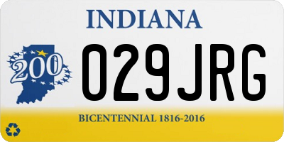 IN license plate 029JRG