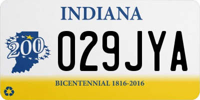 IN license plate 029JYA