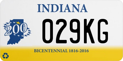 IN license plate 029KG