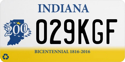 IN license plate 029KGF