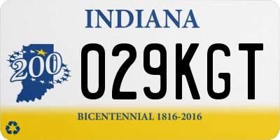 IN license plate 029KGT