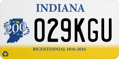 IN license plate 029KGU