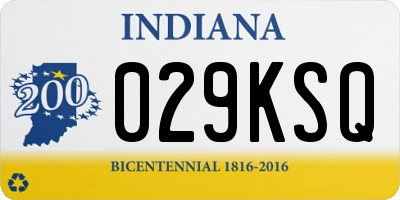 IN license plate 029KSQ