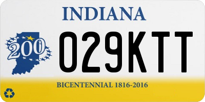 IN license plate 029KTT