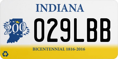 IN license plate 029LBB