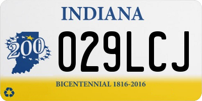 IN license plate 029LCJ