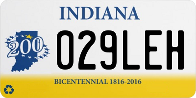 IN license plate 029LEH
