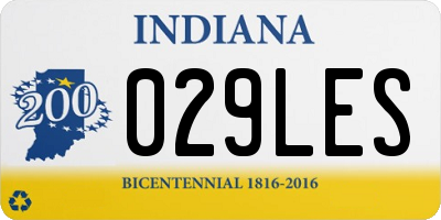 IN license plate 029LES