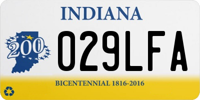 IN license plate 029LFA