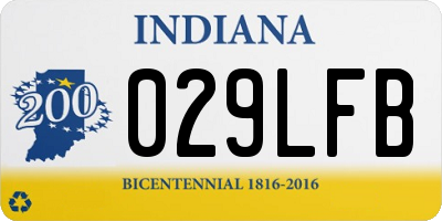 IN license plate 029LFB