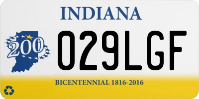 IN license plate 029LGF