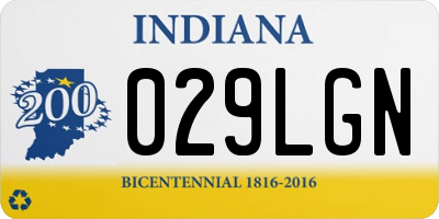 IN license plate 029LGN