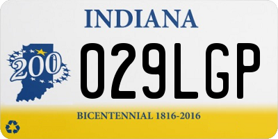 IN license plate 029LGP