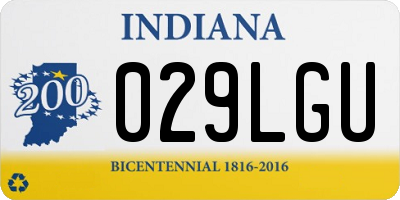 IN license plate 029LGU