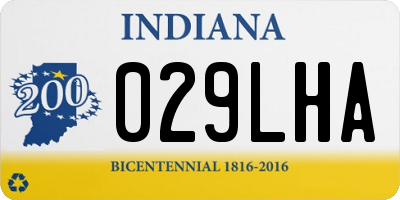 IN license plate 029LHA