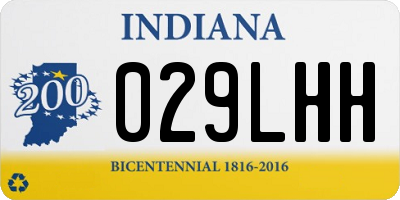 IN license plate 029LHH