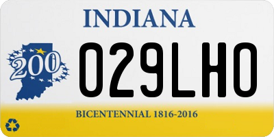 IN license plate 029LHO