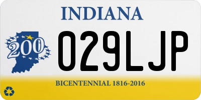 IN license plate 029LJP