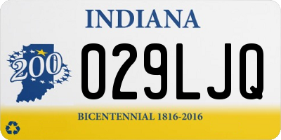 IN license plate 029LJQ
