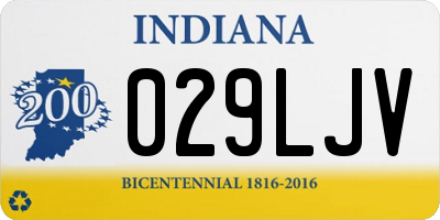 IN license plate 029LJV