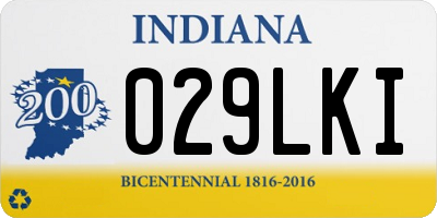 IN license plate 029LKI