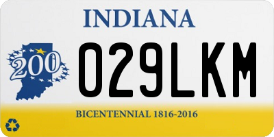 IN license plate 029LKM