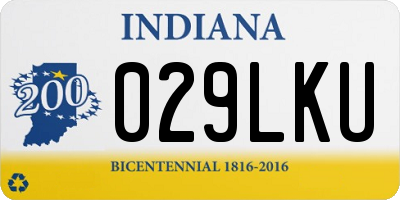 IN license plate 029LKU