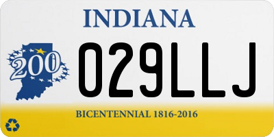 IN license plate 029LLJ