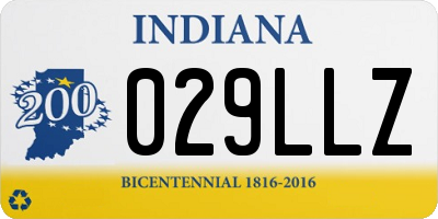 IN license plate 029LLZ