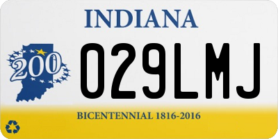 IN license plate 029LMJ