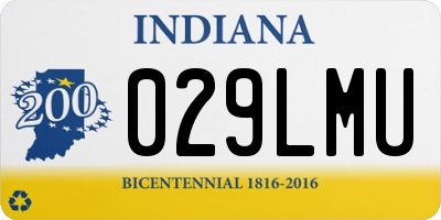 IN license plate 029LMU