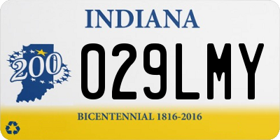 IN license plate 029LMY