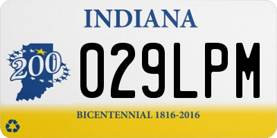 IN license plate 029LPM