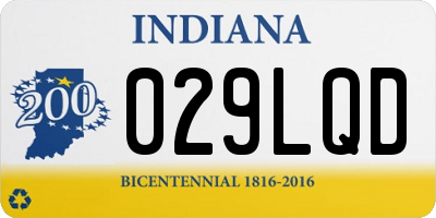 IN license plate 029LQD