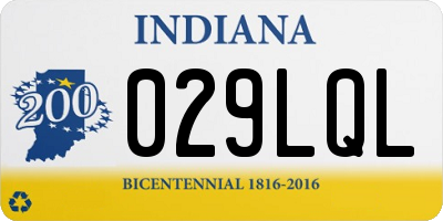 IN license plate 029LQL