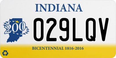 IN license plate 029LQV