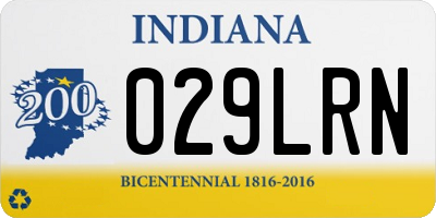 IN license plate 029LRN