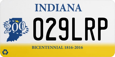 IN license plate 029LRP