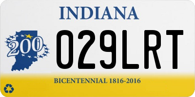 IN license plate 029LRT