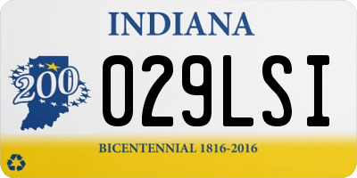 IN license plate 029LSI