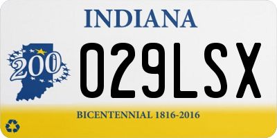 IN license plate 029LSX