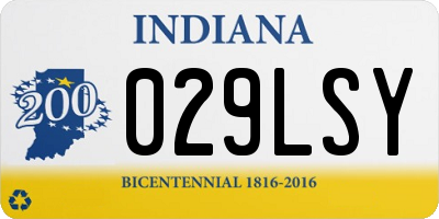IN license plate 029LSY